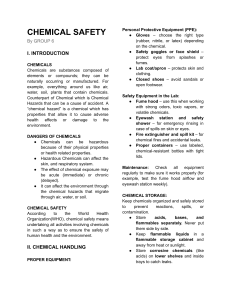 Chemical Safety Guide by Group 6