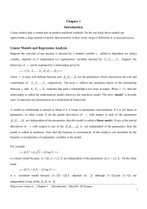 Chapter 1: Introduction to Linear Models and Regression Analysis