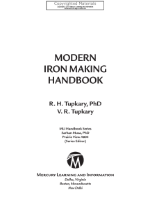 Iron making tupkary