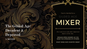Gilded Age Mixer: Decadent & Depraved Role-Play Activity