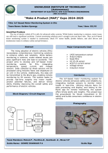 IoT Motor Monitoring System in EVs Project Report