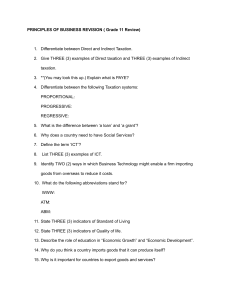 Grade 11 Business Revision Questions