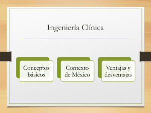 Ingenier&iacute;a Cl&iacute;nica: Conceptos y Contexto