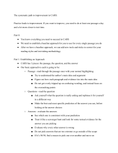 CARS Improvement Guide: MCAT Critical Analysis Strategies
