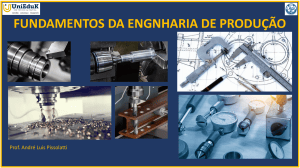 Fundamentos da Engenharia de Produ&ccedil;&atilde;o - Metrologia