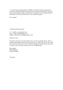 Formal Letter & Email Writing Exercises