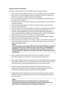 Seguran&ccedil;a na Manuten&ccedil;&atilde;o de Rob&ocirc;s: Guia de Procedimentos