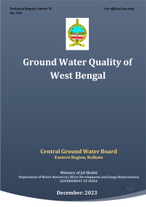 Ground Water Quality of West Bengal - CGWB 2023 Report