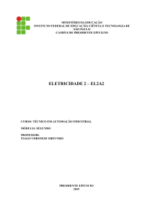 Eletricidade 2: Circuitos CA, Capacitores, Indutores, Imped&acirc;ncia