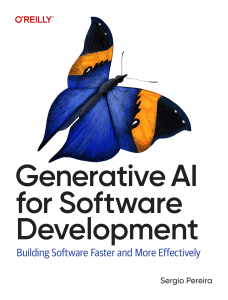 Generative AI for Software Development: Building Software Faster
