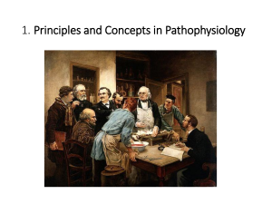 Principles and Concepts in Pathophysiology