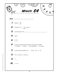 Middle-Grade Math Minutes: Page 64
