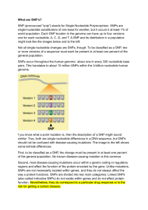 What are SNPs? Single Nucleotide Polymorphisms Explained