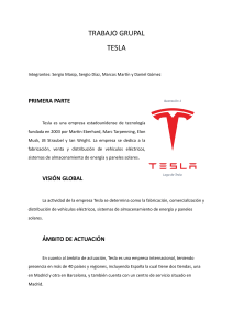 An&aacute;lisis de Tesla: Misi&oacute;n, Visi&oacute;n y Productos