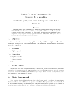 Plantilla de informe de pr&aacute;ctica de f&iacute;sica