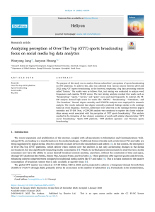 Analyzing OTT Sports Broadcasting Perceptions via Social Media Big Data