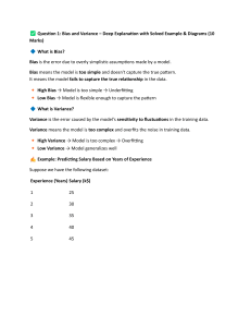 Bias and Variance in Machine Learning: Deep Explanation & Example
