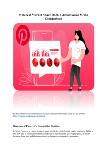 Pinterest Market Share 2026: Global Social Media Comparison