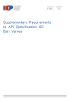IOGP S-562: Supplementary Requirements for API 6D Ball Valves