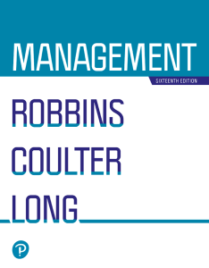 Robbins, S.P., Coulter, M., & Long, L. (2025). Management (16th ed.)