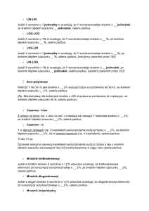 Interpretacja modeli ekonometrycznych: LIN-LIN, LOG-LOG, dummy