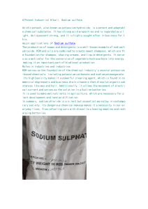 Sodium Sulfate: Industrial Alkali & Applications