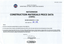 2025 Philippines Construction Materials Price Data (CMPD)