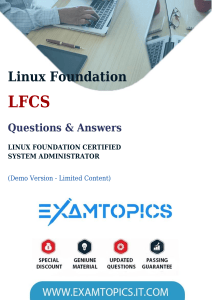 LFCS Practice Test Questions & Answers