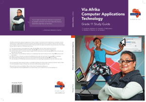 Grade 11 Computer Applications Technology Study Guide