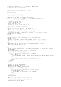 toplevel CMakeLists.txt for catkin workspace