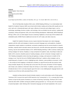 Review of Skillful Reading & Writing 2 EAP Textbook