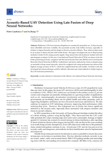 Acoustic UAV Detection with Deep Neural Networks: Late Fusion Study