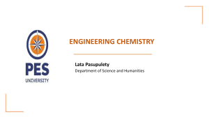 Engineering Chemistry: Molecular Spectroscopy Lecture Notes