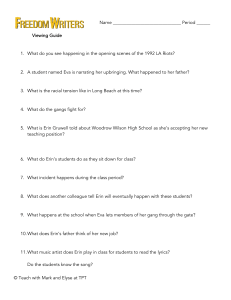 Freedom Writers Movie Viewing Guide Questions