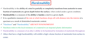 Hardenability of Steel: Definition & Jominy Test