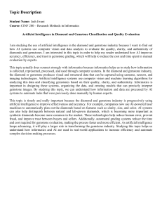AI in Diamond & Gemstone Classification: Research Topic