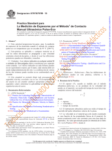 ASTM E797/E797M-15: Medici&oacute;n de Espesores Ultras&oacute;nicos