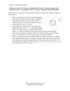 PHYS 115 Homework: Electric Field Problems