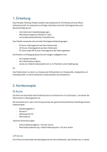 Mundell-Fleming-Modell: IS-LM in offenen Volkswirtschaften