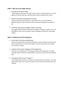 Who Were the Anglo-Saxons? - History Presentation