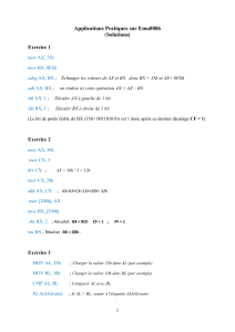 Applications Pratiques Emu8086 Solutions