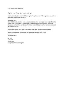 CPL Air Law Rules of the Air Study Guide