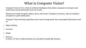 CV Lecture 2