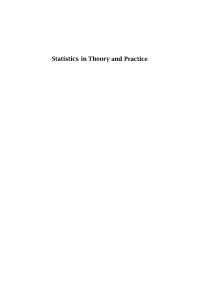 Statistics in Theory and Practice by Robert Lupton