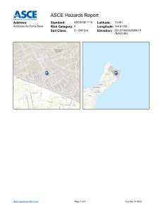 ASCE Seismic Hazard Report for Andersen AFB