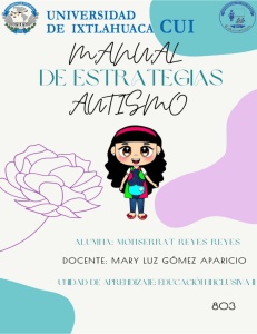 Manual de Estrategias Autismo - Estrategias para TEA