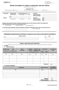2025 SALN Form: Sworn Statement of Assets, Liabilities, and Net Worth