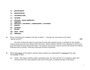 Biology Study Guide: Plant & Animal Physiology Questions