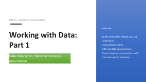 HMI 311: Working with Data Part 1