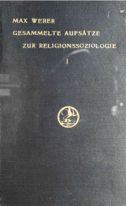 Max Weber: Gesammelte Aufs&auml;tze zur Religionssoziologie